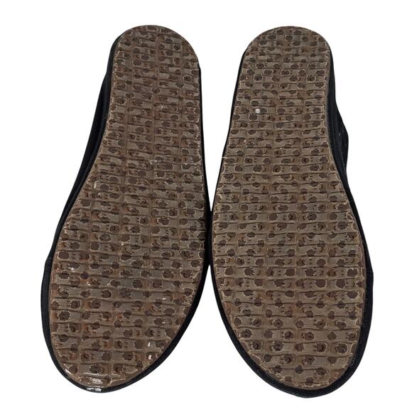 Sanuk Zumara Sidewalk Surfer Shoes Womens Size 10 Black Comfort Logo Slip On - Picture 9 of 11